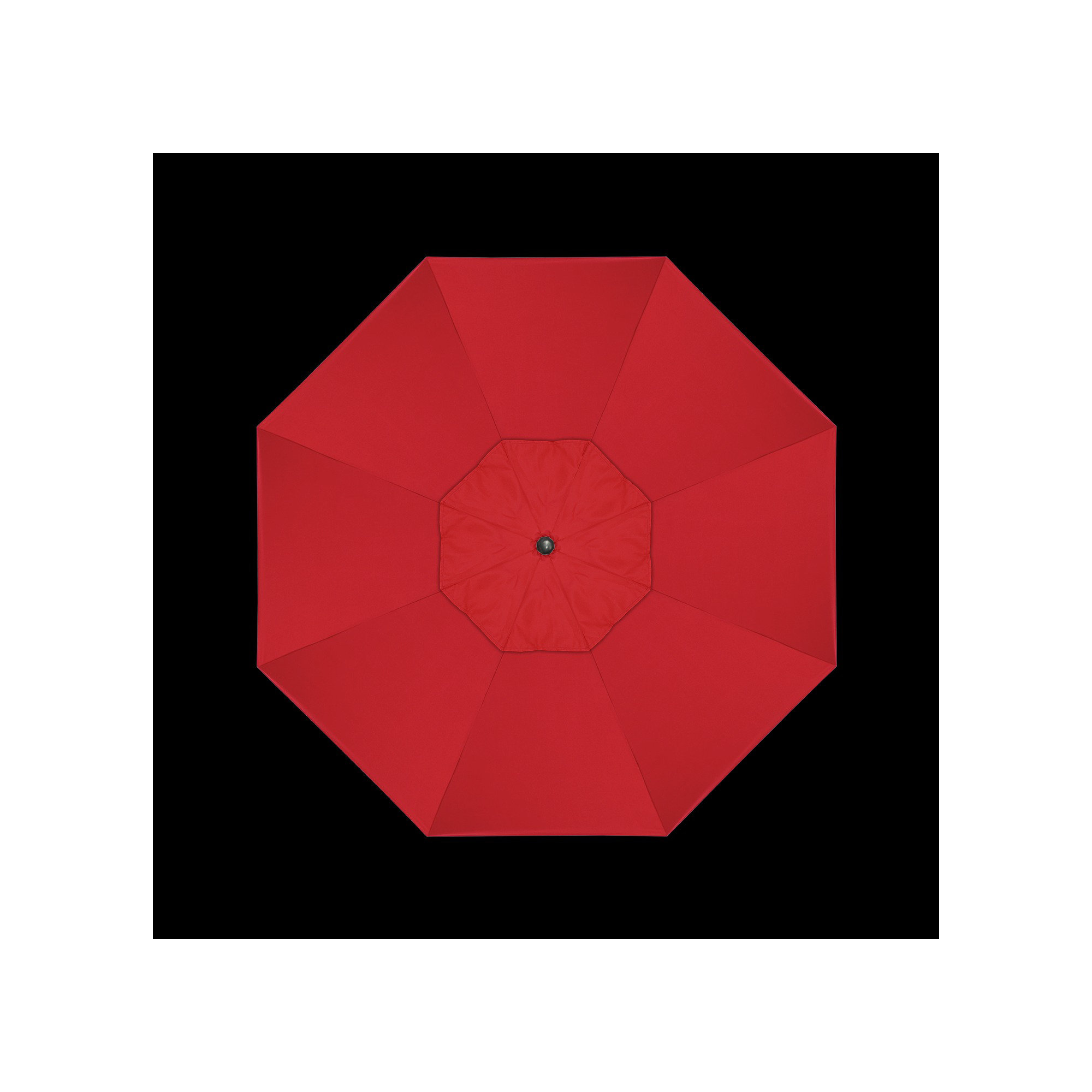 9' Market Sunbrella Umbrella, Canvas Jockey Red Sunbrella® Canvas