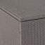 Boîte de rangement extérieure - gris et fer, 32,87 po X 24,21 po, élément de patio en P l