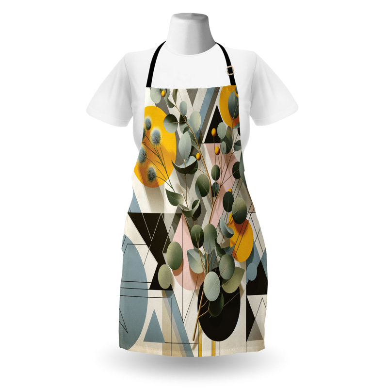 Geometric Bib Apron