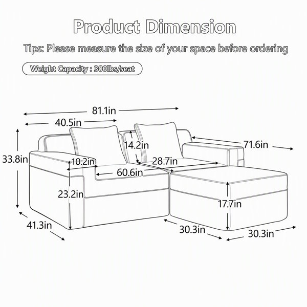Dimensions du produit