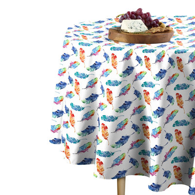 Ansley Geometric Round Tablecloth