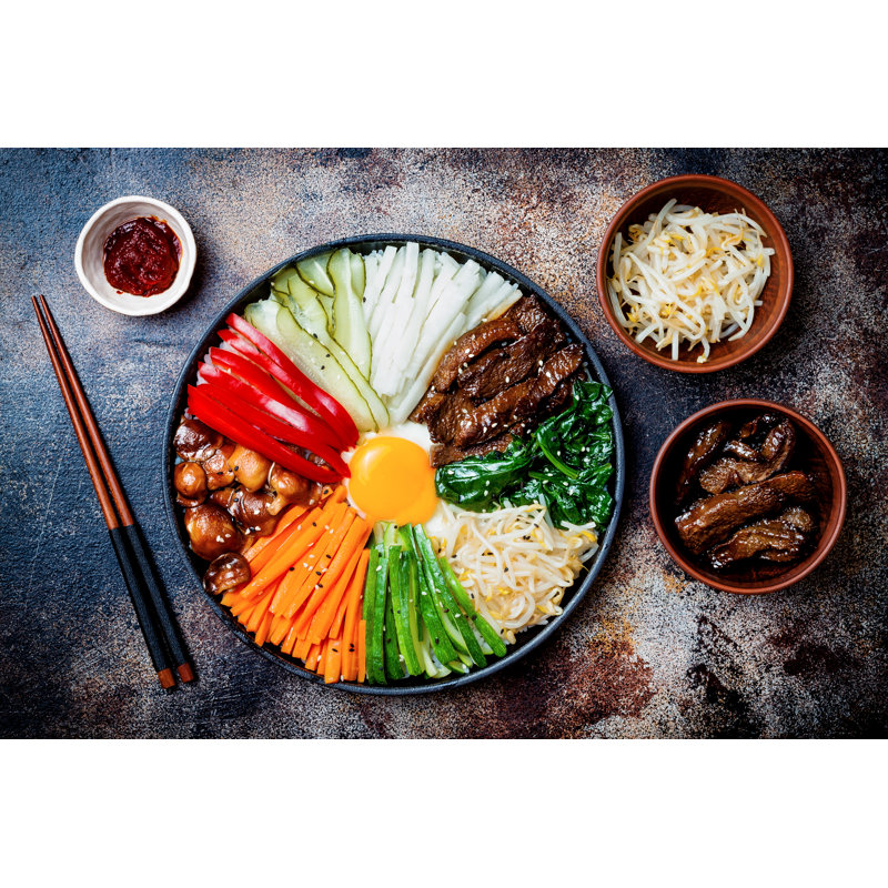 Bibimbap by Sveta_zarzamora - Wrapped Canvas Print, 30cm H x 46cm W x 3.8cm D
