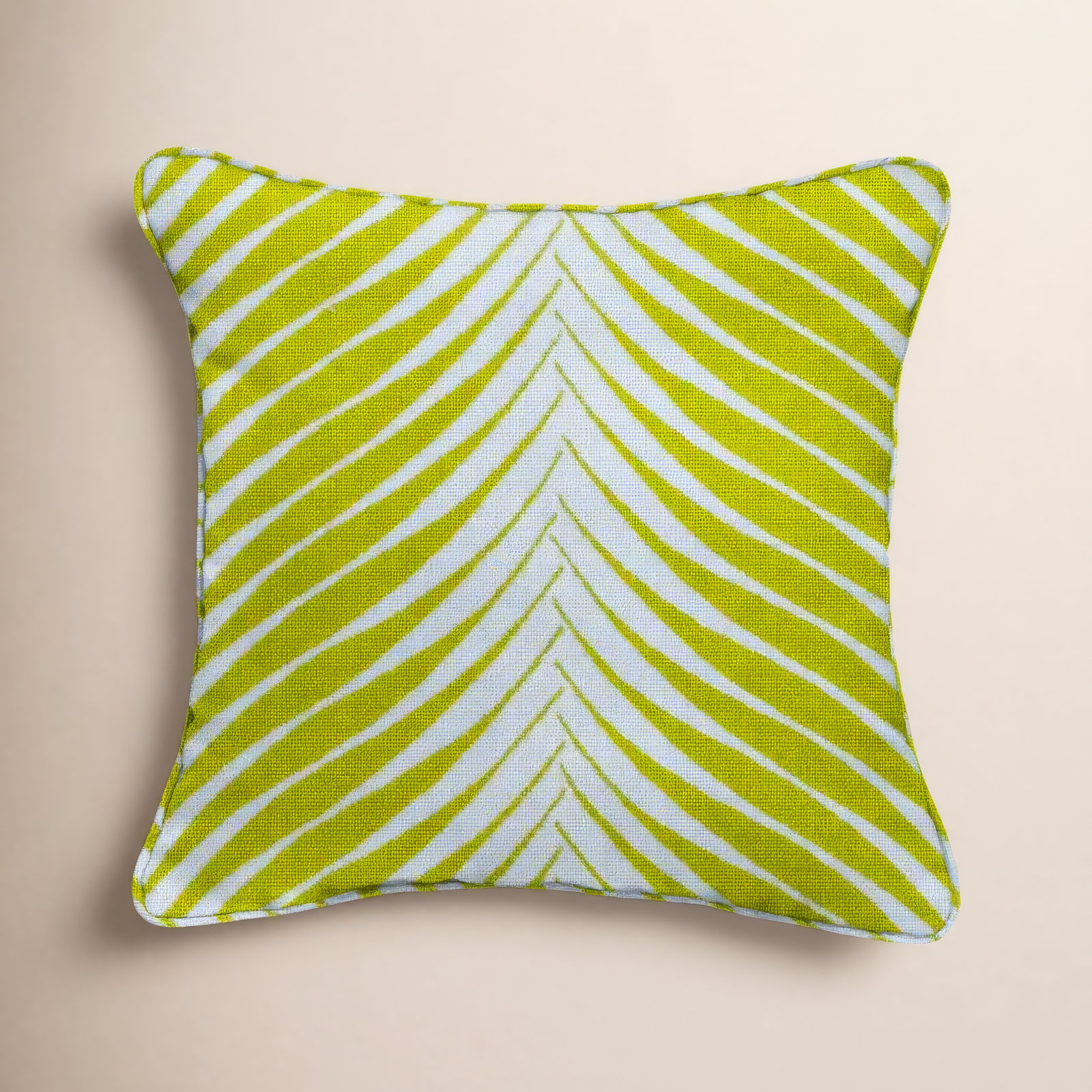Annaya Sunbrella® Throw Pillow, Green, 16" x 16"
