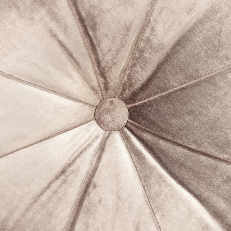 Viscose Velvet Throw Pillow, Taupe
