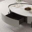 Simple table ovale en pierre
