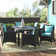 Elswick Outdoor Patio 9 Piece Dining Set with Cushions