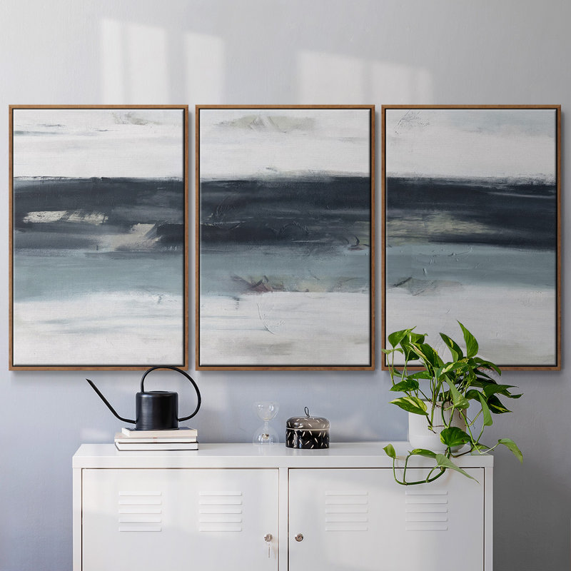 Above Us - Multi Piece Framed Canvas, Noyer, H 40 po x l 78 po x P 2 po