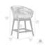 Tabouret de bar en bois d'eucalyptus avec corde Arra-1153543624-1153543627