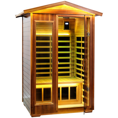Sauna extérieur pour deux personnes à infrarouge lointain