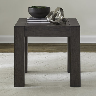  Table de bout carrée avec pieds blocs Trenea