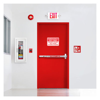 Panic Bar Exit Device Aluminum Door Lever -  Nuk3y, ED-F5100-3AL