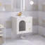 Meuble-lavabo mural 24 po avec comptoir en céramique-1998086805