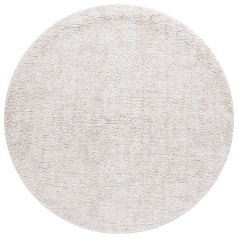 Rumi Shag Performance Abstract Rug, Round 6'7"
