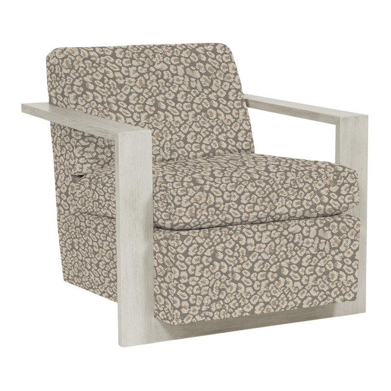 Thom Filicia Home 32" Wide Upholstered Armchair, Wrenn, Nadia Linen