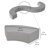 Pro Series Upholstered S Curve Ottoman Height, 6-Pack-103007620-103259284