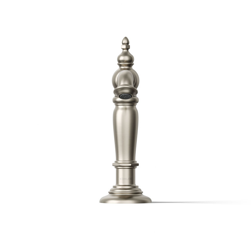 Artifacts® Widespread Bathroom Faucet with Drain Assembly, Vibrant Brushed Nickel