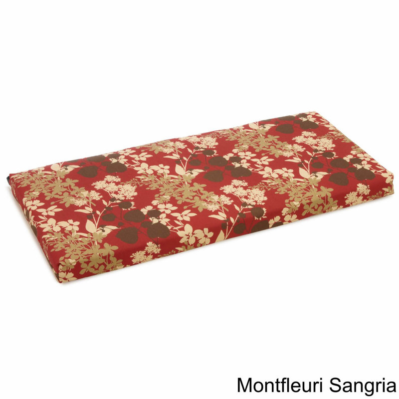 Coussin de banc intérieur / extérieur Montfleuri, H 3 po x l 45 po x P 19 po
