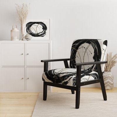 Fauteuil d'appoint rembourré «Giampaola - Gold Circle»