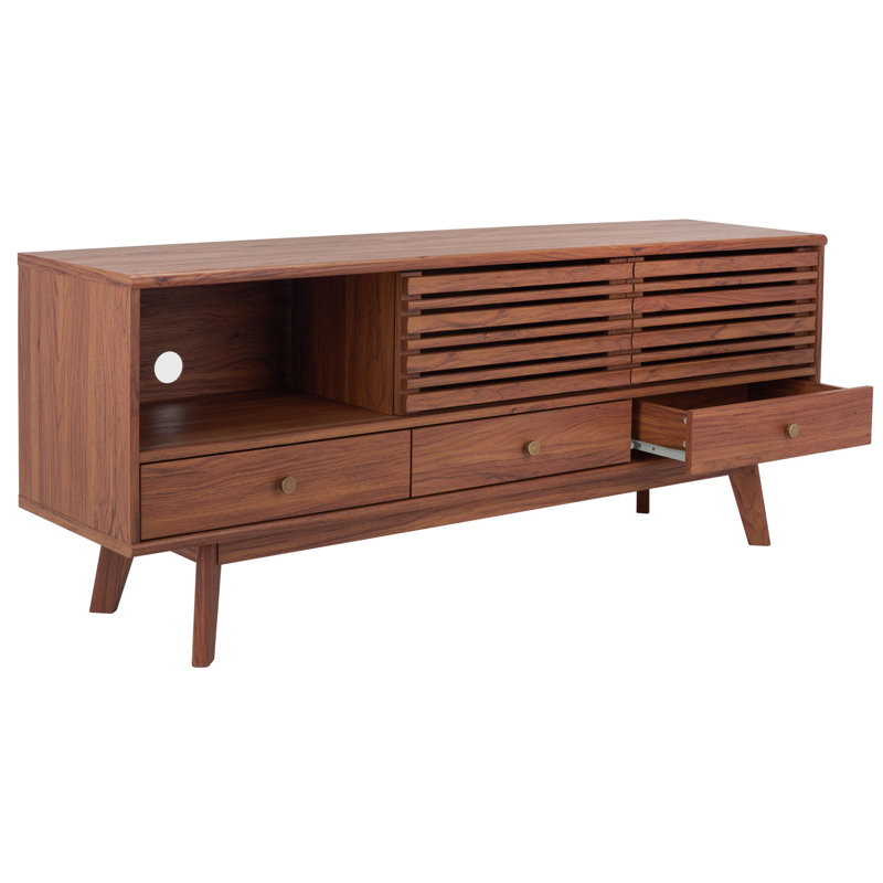 TV Stand for TVs up to 58", Walnut