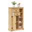 Armoire de salle de bain vidaXL finition cire miel