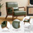 Bradley Faux Leather Armchair-2038384855