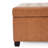 Modern Brown With Spacious Interior Storage Tufting And