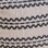 Pouf en coton fabriqué à la main 16 x 16 x 16, naturel avec noir | Salon / Chambre à coucher | Naturel + noir | Tissu