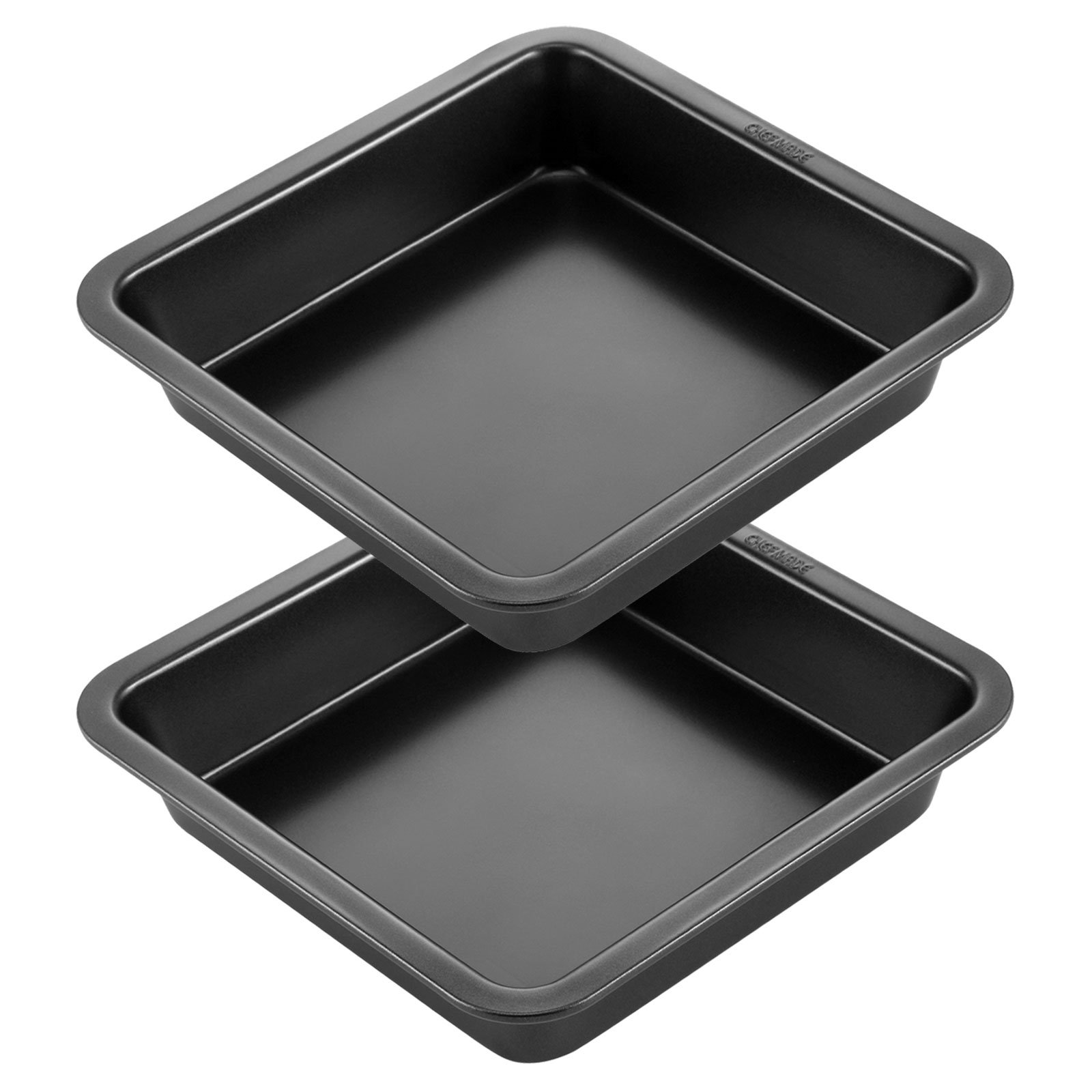 Non-Stick 2 3/4 Deep Aluminized Steel Springform Cake Pan Set with 6, 8,  and