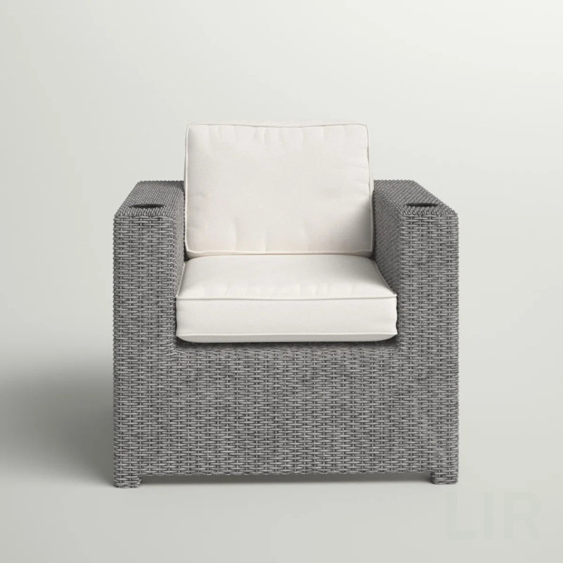 Fauteuil club Aviara - gris, fauteuil