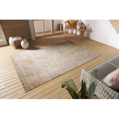 Gizeh Cream/Red Indoor/Outdoor Rug