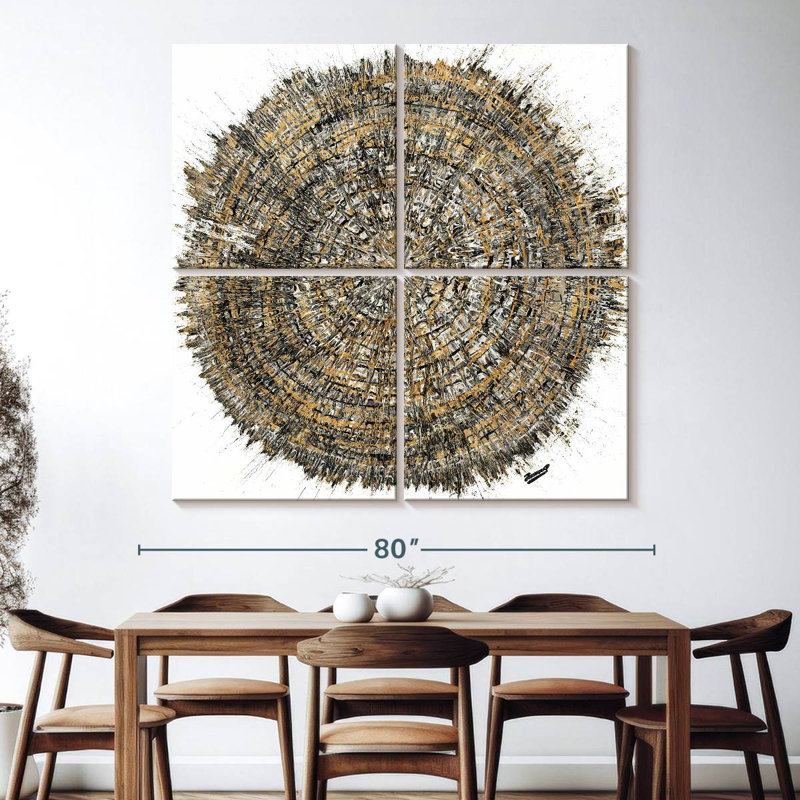 Avery Mysterious Tree Ring, 74" H x 74" W