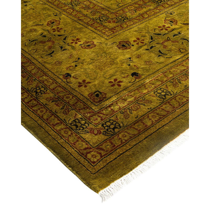 Fine Vibrance One-of-a-Kind 9'2" X 12'4" Hand Knotted Area Rug
