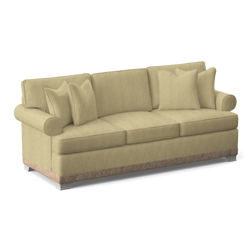 Fairwind 83" Sofa Bed with Reversible Cushions, Beige Sugar Performance; 0863-93, 5" Innerspring Mattress
