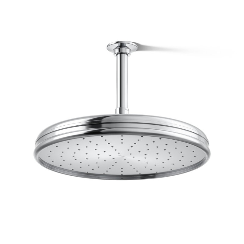 Pomme de douche fixe Rain, Chrome poli
