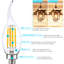 7 watts (équivalent à 100 watts), DEL CA11, intensité variable, blanc naturel, base E12 / candélabre-66198535-118588626