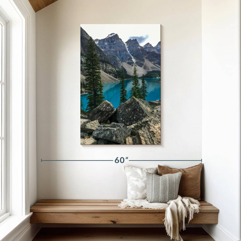 Lac Alvord à Banff, H 45 po x l 30 po