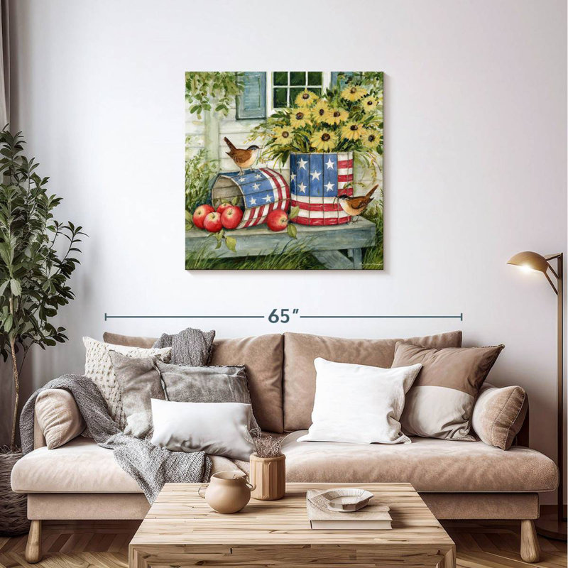 Lelar Old Glory II, 36" H x 36" W