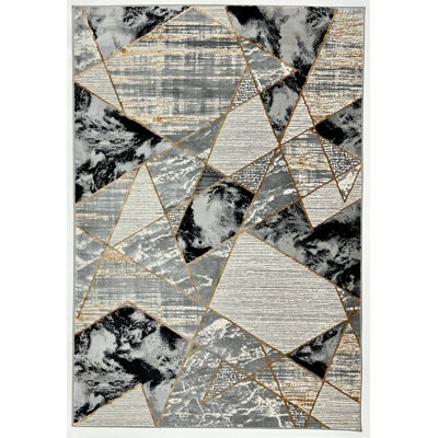 Tapis moderne abstrait abstrait Tabernash
