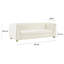 3 Seater Velvet Sofa