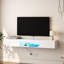 Meuble télé mural moderne avec 16, centre de divertissement flottant pour téléviseurs de 55 à 65 pouces et rangement spacieux-255067769