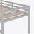 Loft Bed With Slide, Multifunctional Design, Twin (Gray)(OLD SKU: WF292715AAE)-1654510922