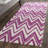 Sanyla Hand Tufted Wool Chevron Rug-315865992