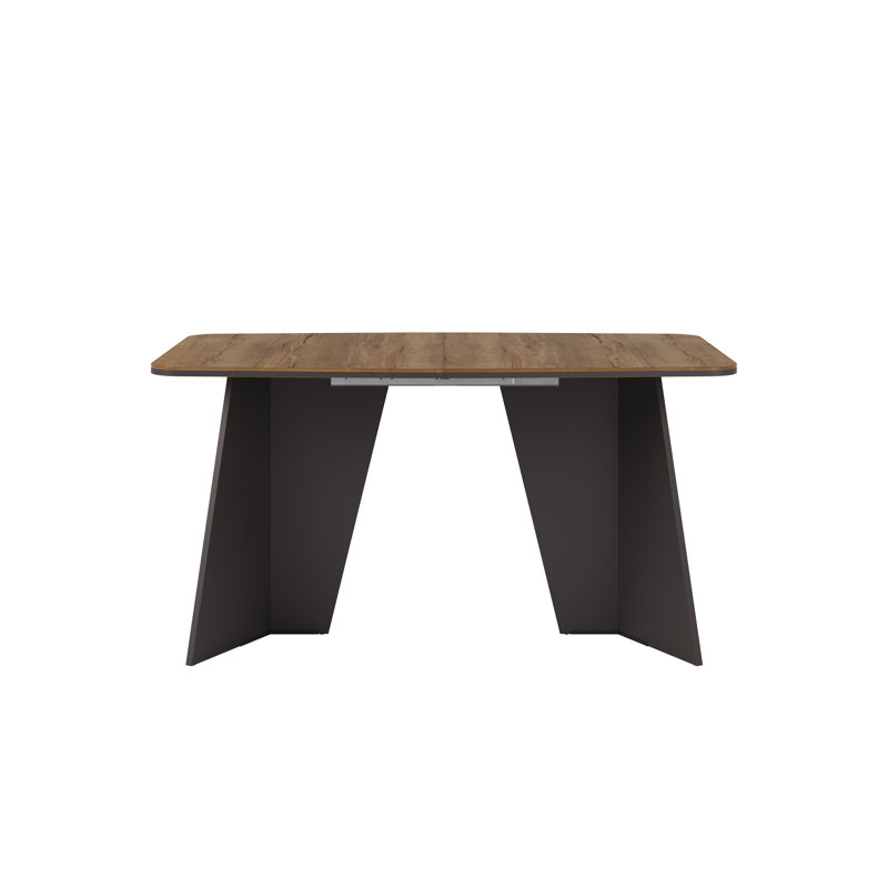 Extendable Dining Table, Dark Wood