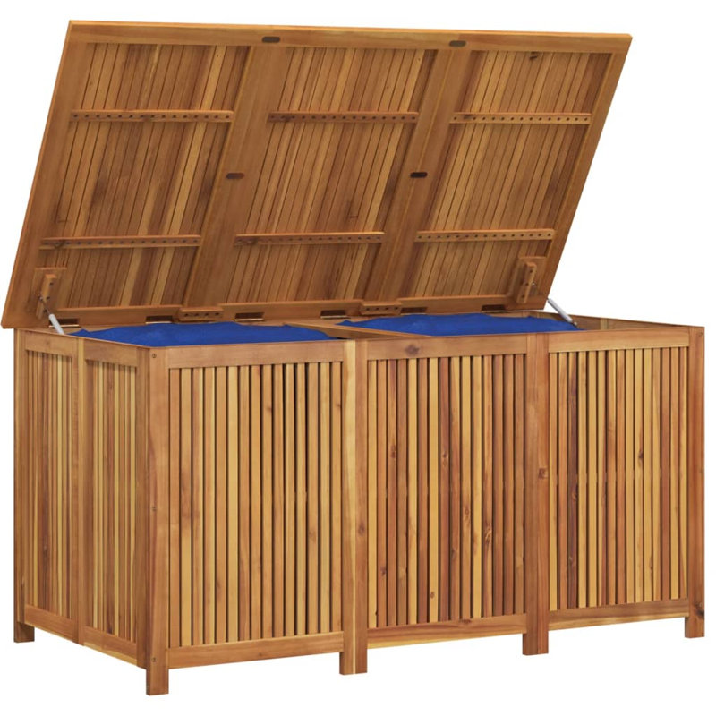 Alpen Home Gagner 150cm W 0L Water Resistant Solid Wood Deck Box in Brown