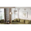 HOMCOM Crystal Chandelier Adjustable Height 4-Light E14 Base Silver Tone-111410161