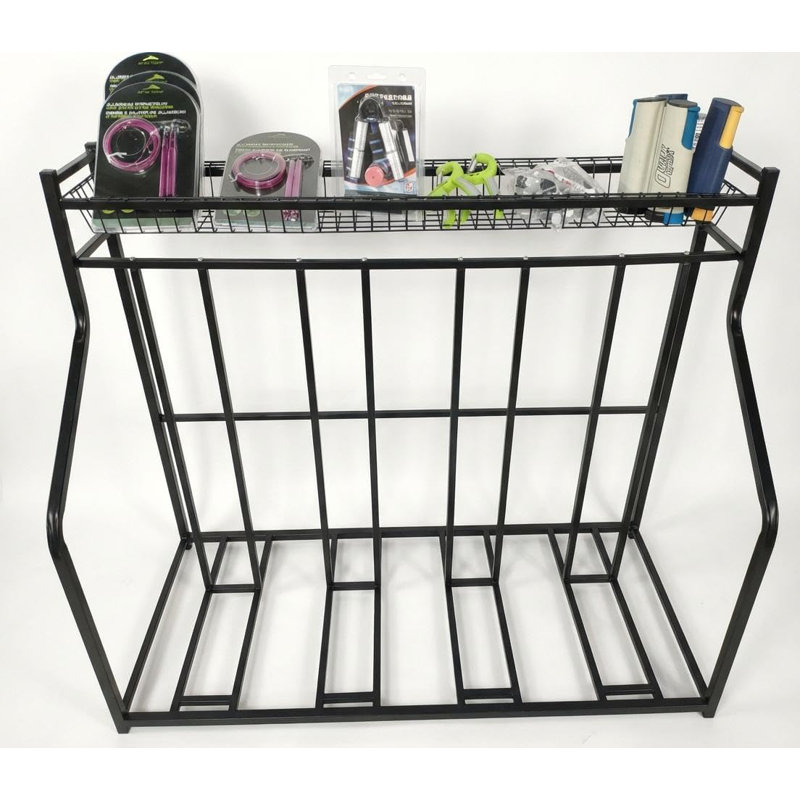 Support de rangement pour 4 vélos au sol, structure en acier robuste, organisateur de vélo de garage autoportant avec un design peu encombrant, idéal pour le garage ou le rangement intérieur