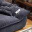 Canapé-lit en chenille bleu foncé Loveseat-489995988