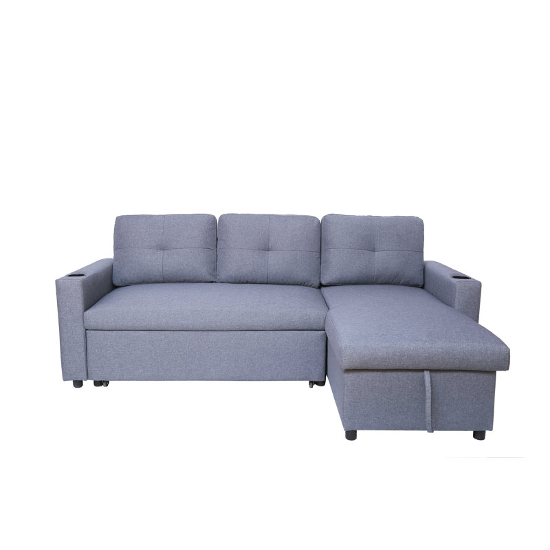 DEVION Furniture 2 - Piece Upholstered Sectional & Reviews | Wayfair