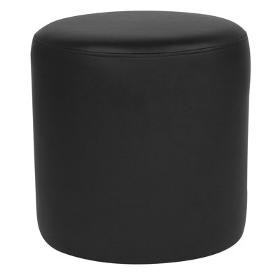 Denison Taut Upholstered Round Ottoman Pouf