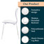 Chaise d'appoint de salle à manger empilable Edenfield-252932780-253412668-252932782